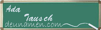 Ada Tausch Visitenkarte